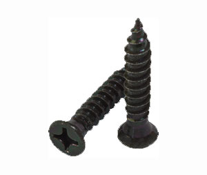 GKL HSP50WB Commercial 12/14 Wood Hinge Screws - Black Oxide - Pack of 50