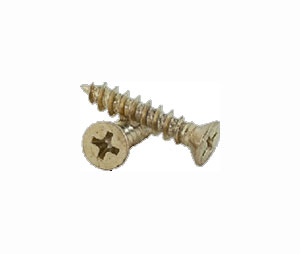 GKL HSP50WSSBR Residential 9/11 Wood Hinge Screws - Satin Brass