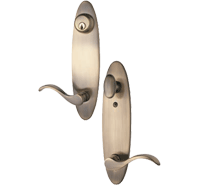 GLOBAL DOOR 3742 Solid Swinger Handleset