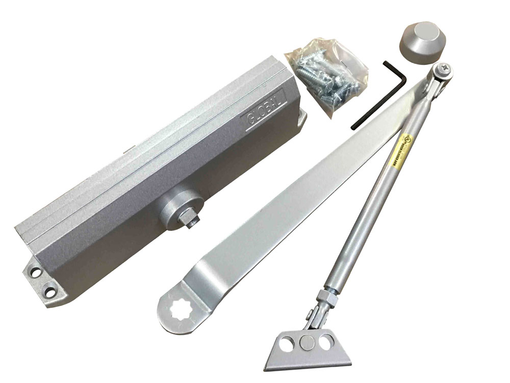 GLOBAL DOOR TC201 ADJ Surface Door Closer with Bachcheck