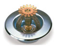 Globe EP20 Fire Sprinkler Head Escutcheon - 2-Piece, Recessed, White
