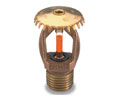 Globe SU200 GL Series Rough Brass Upright Sprinkler Head - 1/2", 200 °F