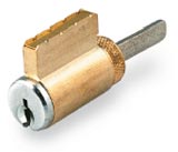 GMS K001 RD1 0B US26D Knob / Lever Cylinder with Russwin D1 Keyway for Schlage Locks