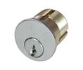 GMS Comp. M114CB26DST 1-1/4" Mortise Cylinder with Corbin 60 Keyway and Straight Cam Satin Chrome Finish