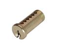 GMS Comp. P001SC4 Knob Cylinder Plug with Schlage C Keyway Satin Brass Finish