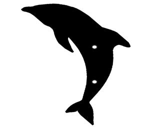 Goldberg Brothers 6001AT281-D RW Accent Trim, Dolphin - Rocket White Finish - Standard Series