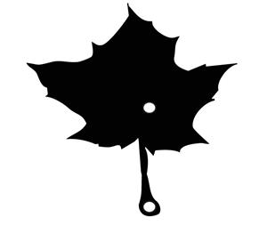 Goldberg Brothers 6001AT331-0 Accent Trim, Maple Leaf - Raw Steel - Standard Series