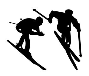 Goldberg Brothers 6001AT561-D BR Accent Trim, Skier Set - Blue Ribbon Finish - Standard Series