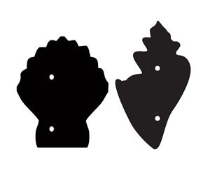 Goldberg Brothers 6001AT611-D SV Accent Trim, Seashell Set - Silver Vein Finish - Standard Series