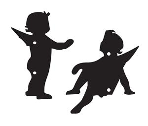 Goldberg Brothers 6001AT801-8 Accent Trim, Cupid Set - Arch Bronze Finish - Standard Series