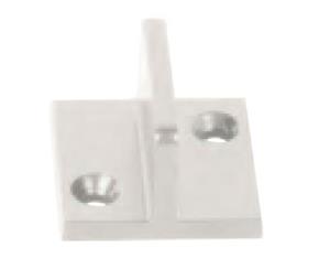 Goldberg Brothers 6005G Floor Guide (T), Silver, Aluminum - Stainless Steel Series