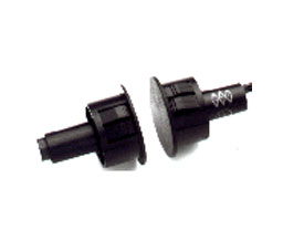 GRI 184-12-W 1" Recessed Magnetic Contact Steel Door - White