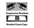 Pro Value GTRSBCB-200 Brown Right Suspension Rail Bracket Cover Cap - 1 Pc.