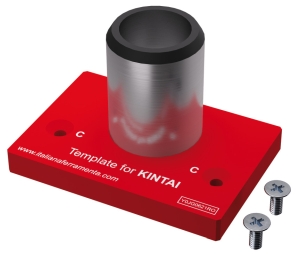 Hafele 001.25.651 Drilling Jig Template, for Kintai, Aluminum, Red