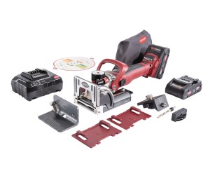 Hafele 002.18.065 Cordless Biscuit Joiner, Lamello Clamex P, Zeta P2, In Systainer, Incl. 2 Batteries and Charger