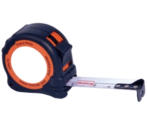 Hafele 002.81.613 Tape Measure, With Erasable Notepad, PSSR-Standard Reverse 25' (7.5 m)