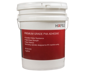 Hafele 003.00.253 Häfele Premium Grade PVA Adhesive, 5 Gallons