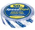 Hafele 003.58.240 Speed Tape, 2-Sided Peel & Stick Transfer Tape, 1" x 50', Acrylic, Roll