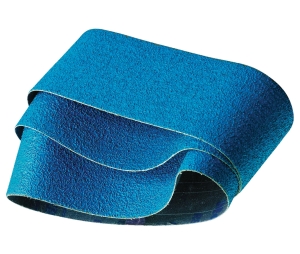 Hafele 005.32.030 Portable Sanding Belt, Premier Red, Zirconia Alumina, Open Coat, Resin Cloth, Y Weight, 3" x 21" Width x Length, P120 Grit