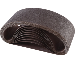 Hafele 005.32.033 Portable Belt, Resin Cloth, 3" x 24", 60 Grit, Aluminum Oxide, Box of 10 Pieces