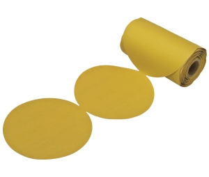 Hafele 005.32.081 Abrasive Paper Disc, 5" Diameter, PSA, No Holes, 80 Grit, Aluminum Oxide, Roll