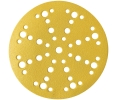 Hafele 005.34.582 Abrasive Paper Disc, Hook-N-Loop, 49 Holes, 6" Diameter, P100 Grit, Aluminum Oxide