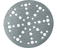 Hafele 005.34.600 Ceramic Blue Disc, 49 Holes, 6" Diameter, P80 Grit, Aluminum Oxide