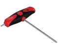 Hafele 006.32.013 T-handle Screw Driver, Spanner Size SW 3, Red/Black