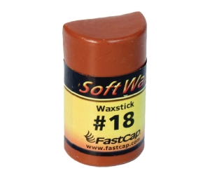 Hafele 007.30.318 Soft Wax Refill Stick, #18 Rust, Box of 5 Pieces