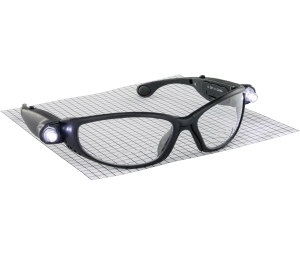 Hafele 007.48.046 Safety Glasses, Lightcrafters™ Readers, With LED, Magnification, Anti-Fog, Diopter 2.0