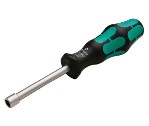 Hafele 008.26.120 Kraftform Nut Driver, 1/4" (6 mm) Hex Drive, Hardened Steel, Nickel-Plated