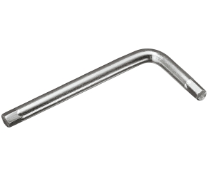 Hafele 008.28.260 Hex Key, L-Shaped, 1/4" Key Size, Steel Galvanized