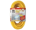 Hafele 008.74.204 Extension Cord, Heavy Duty with Primelight® Indicator Light, 12/3 Gauge, 600" (15.2 m) Length, Yellow