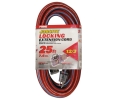 Hafele 008.74.208 Extension Cord, Jobsite Locking with Primelok and Primelight® Indicator Light, 12/3 Gauge, 300" (7.6 m) Length, Red & Blue