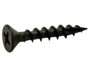 Hafele 010.71.065 Zip-R Screw, Flat Countersunk Head, #2 Phillips Drive, #8 x 3/4", Full Thread, Steel, Black Oxide, Box of 1000