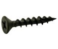 Hafele 010.71.065 Zip-R Screw, Flat Countersunk Head, #2 Phillips Drive, #8 x 3/4", Full Thread, Steel, Black Oxide, Box of 1000