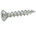 Hafele 010.71.963 Zip-R Screw, Flat Countersunk Head, #2 Phillips Drive, #8 x 5/8", Full Thread, Steel, Zinc Plated, Box of 1000