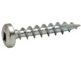 Hafele 010.82.061 Zip-R Screw, Pan Head, #2 Square Drive, #8 Screw Diameter x 1/2" Length, Full Thread, Black Oxide, Set of 1000 Pieces