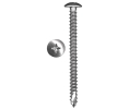 Hafele 010.87.902 Cabinet Installation Quickscrew, Phillips Truss Head, Full Thread, #14 x 3" Length, Item no. 2052, Steel, Zinc Plated, Box of 1000 Pieces
