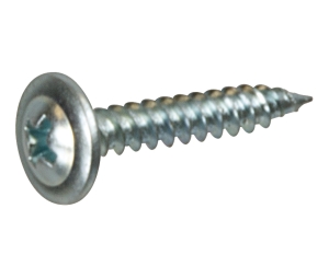 Hafele 012.13.935 Truss Head Screw, #8 x 25 mm (1") Length, Steel, Zinc Plated, Box of 9000 Pieces