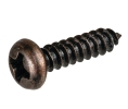 Hafele 020.45.040 Pan Head Screw, #2 Phillips Drive, Length: #4 x 1/2", Steel, Bronzed, Box of 1000 Pieces