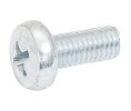 Hafele 020.92.760 Screw, Pan Head, M5 x 12 mm (1/2"), Steel, Nickel-Plated, Box of 100 Pieces