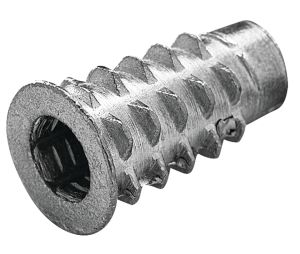 Hafele 030.02.266 Type D Insert, Screw-Mounted, 6 mm Hexagonal Socket, Die-Cast Zinc
