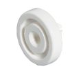 Hafele 037.93.708 Distance Spacer, For Epoxy Slides, With Dowel, Plastic, White