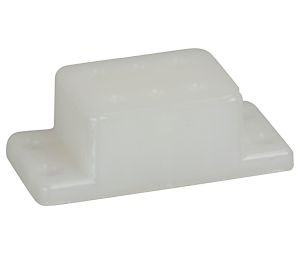 Hafele 037.93.774 Drawer Slide Spacer Block, For Undermount Slides, 25 mm (1") Size, Plastic, White