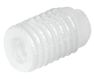 Hafele 042.98.033 Spreading Dowel, Without Collar, Drill Hole Ø 5 mm (3/16"), 9.5 mm (3/8") Length, Nylon, Natural, Box of 1000 Pieces