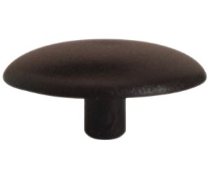 Hafele 045.01.302 Cover Cap, Press-Fit in Confirmat Head, 1/2" (12 mm) Diameter, PZ3 Cross Slot, Plastic, Black