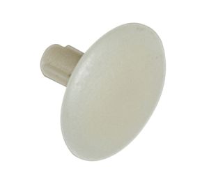 Hafele 045.01.455 Cover Cap, Press-Fit in Confirmat Head, 1/2" (12 mm) Diameter, PZ3 Cross Slot, Plastic, Almond, Box of 100 Pieces