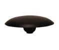 Hafele 045.22.300 Cover Cap, 12 mm (1/2") Diameter, For Central Hole 4 mm (1/6"), Plastic, Black, Box of 100 Pieces