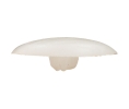Hafele 045.22.700 Cover Cap, for Central Hole 5/32", Plastic, White